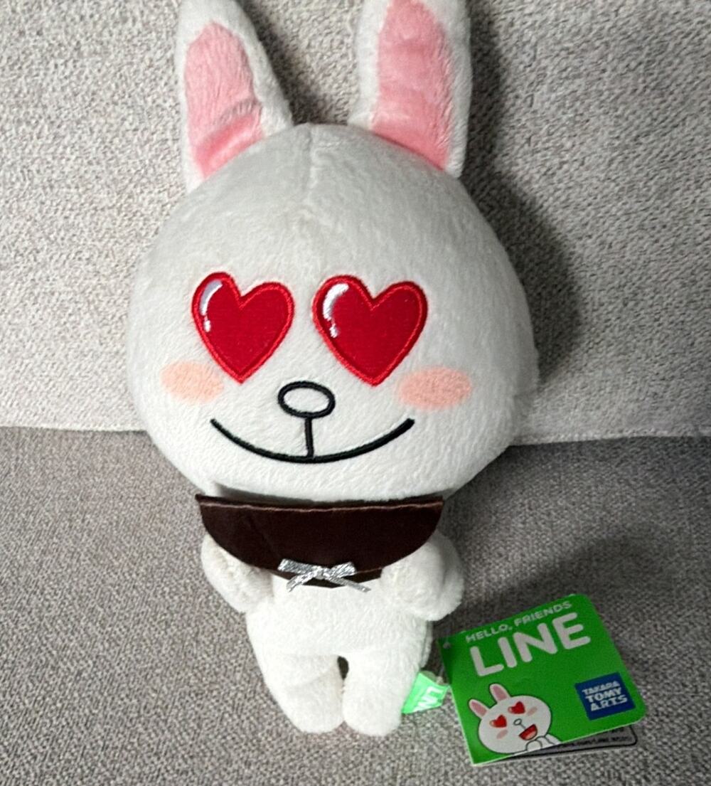 Takara Tomy Arts LINE Friends Cony Heart Eyes Plush